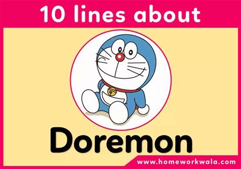 lines on doraemon|10 lines on doraemon.